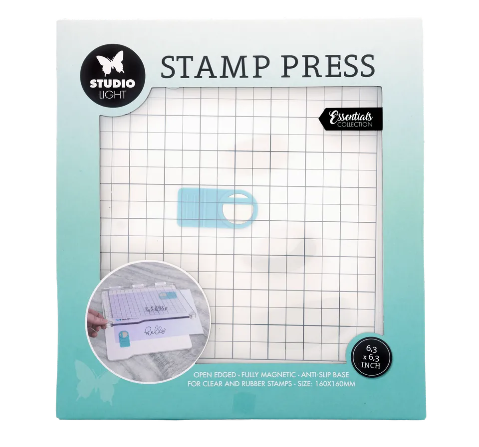 Studio Light Essentials stempelpresse inkl. 2 magneter magnetisk