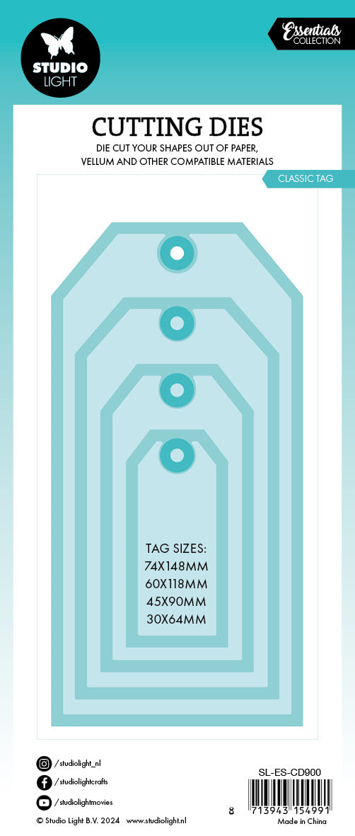 Studio Light Essentials Classic Tag dies tag