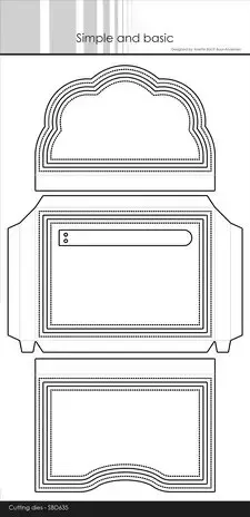Simple and Basic Giftcard Envelope A7 dies gavekort