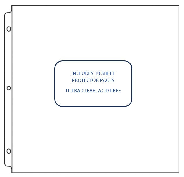 Couture Creations Classic Pocket 12x12 refill plastlommer 10-pk
