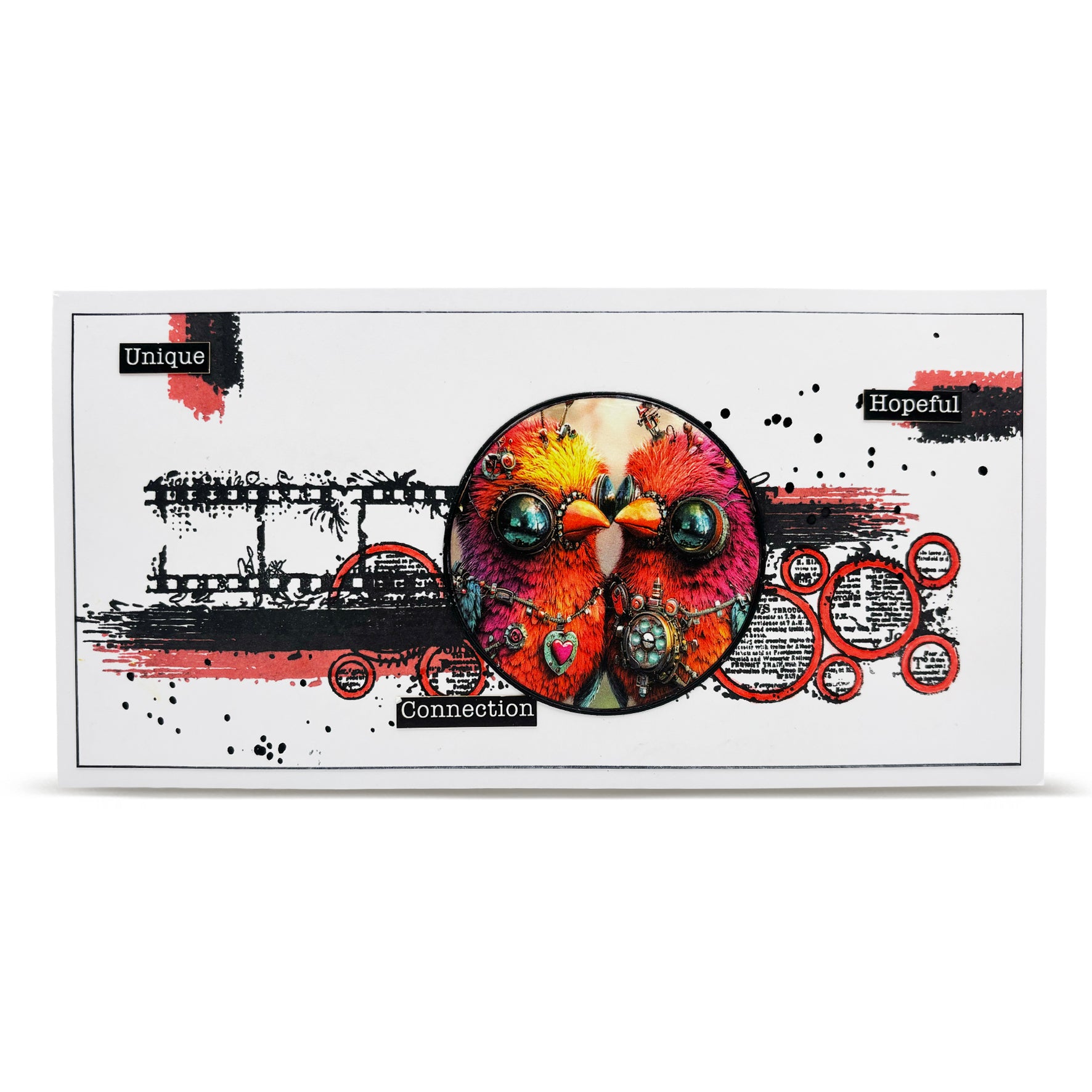 AALL & Create TP-1335 Circles & Strokes stempelsett A6 sirkler