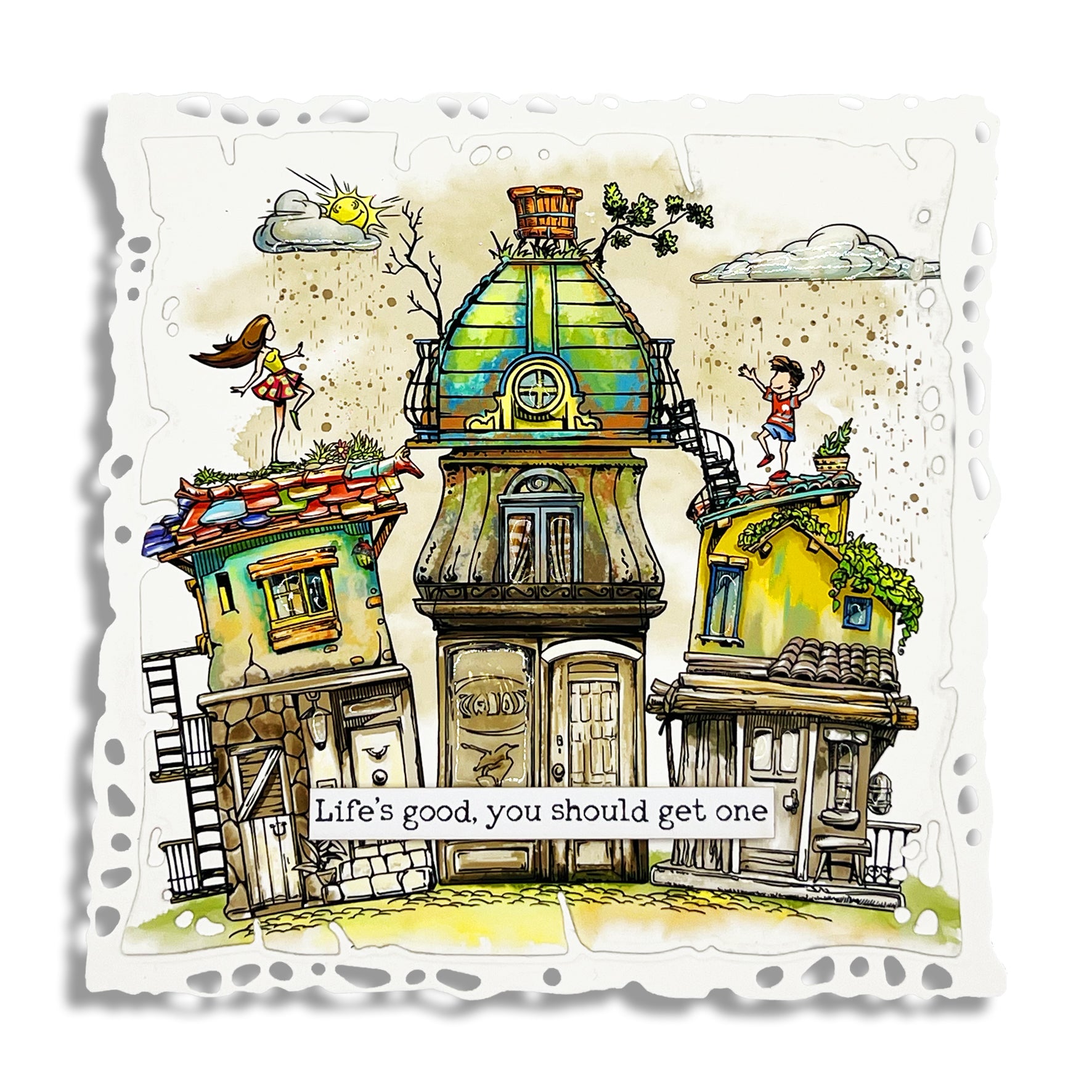 Aall and Create TP-1231 Sundae Socials stempel A5 is