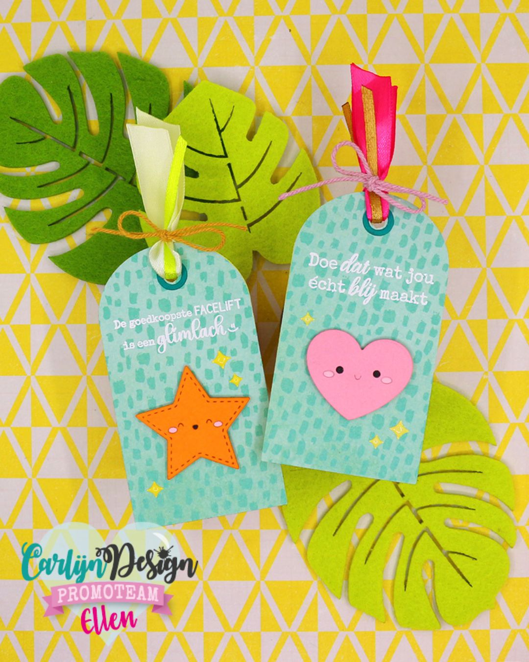 CarlijnDesign Twinkle Stars 1 CDED-0015 enamel dots glitter 6 farger