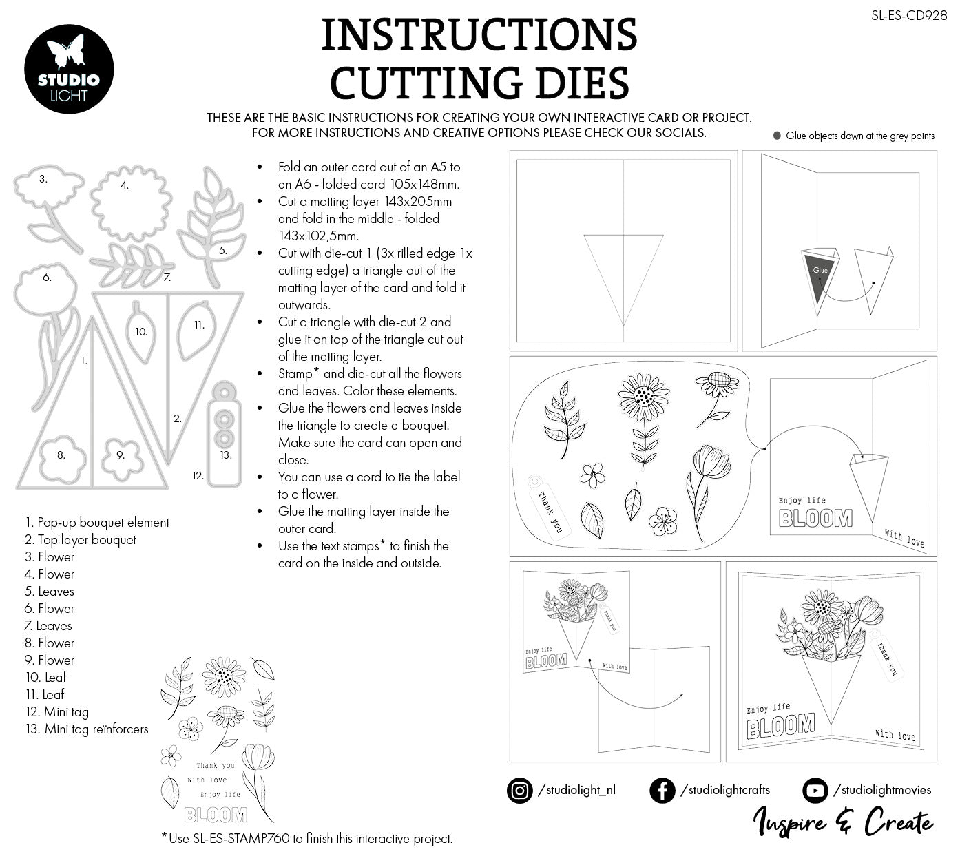 Studio Light Essentials Bouquet Pop-Up dies kuttemal