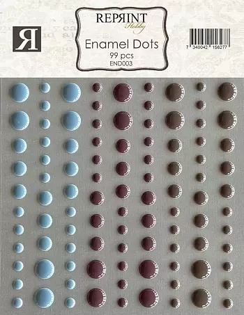 Reprint Deck the Halls 003 enamel dots jul