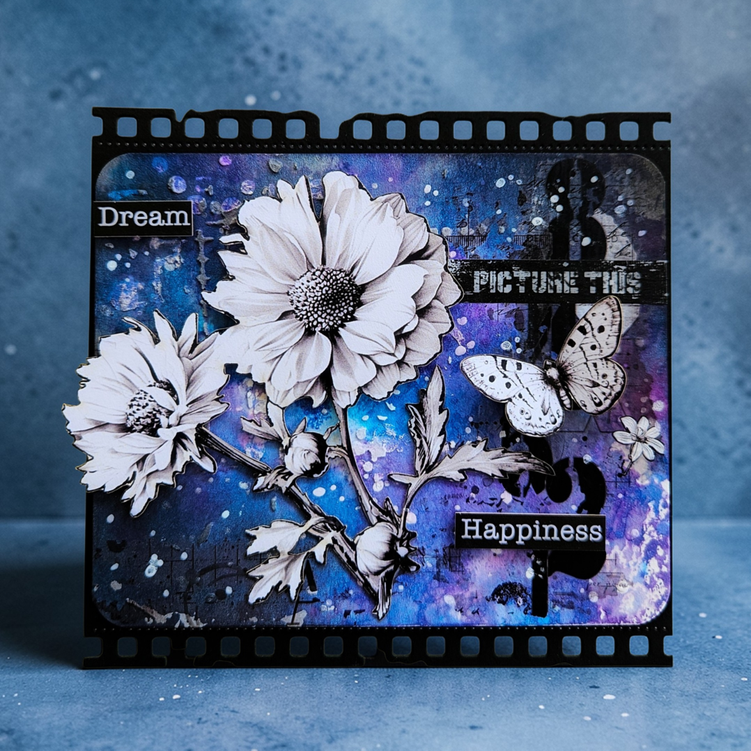 AALL & Create RO-18 Lyrical Traces rub-ons 2xA5 til papir og glass