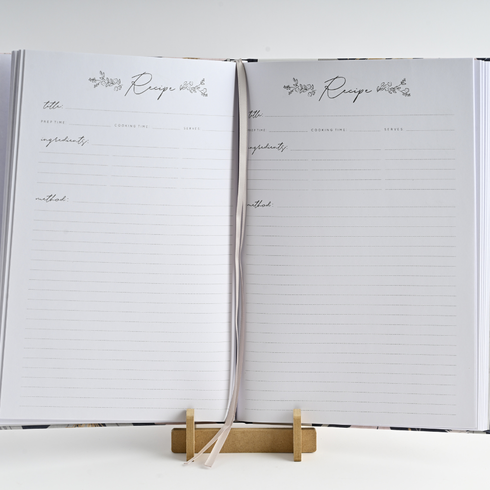 KaiserCraft House Series Recipe Book oppskriftsbok Navy Meadow