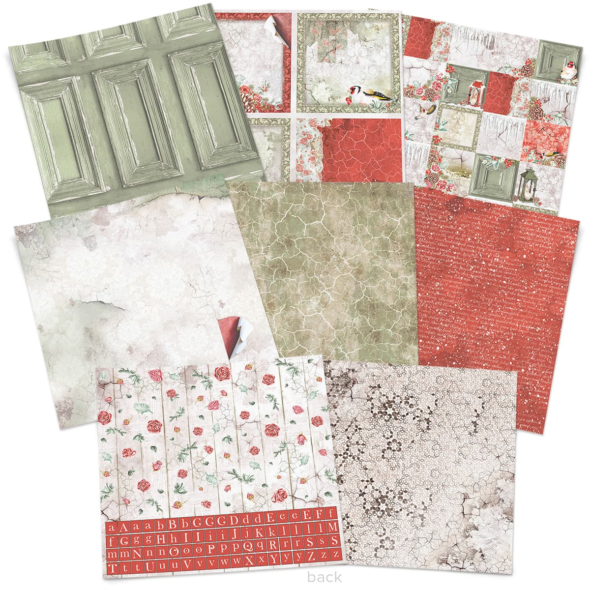 Frozen Roses Limited Edition mønsterpapir 12x12 8-pk