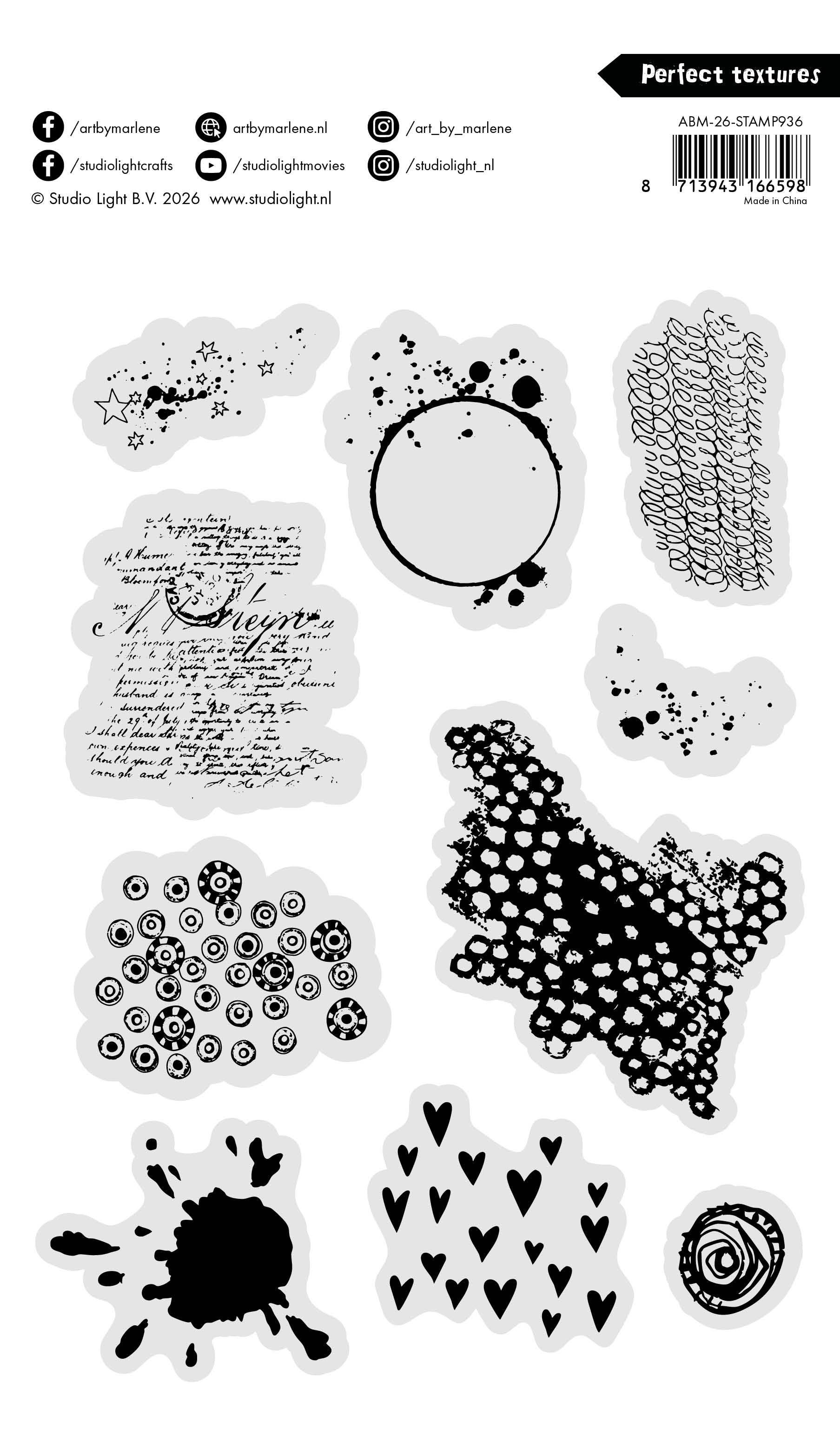 Studio Light Art by Marlene Perfect Textures stempel