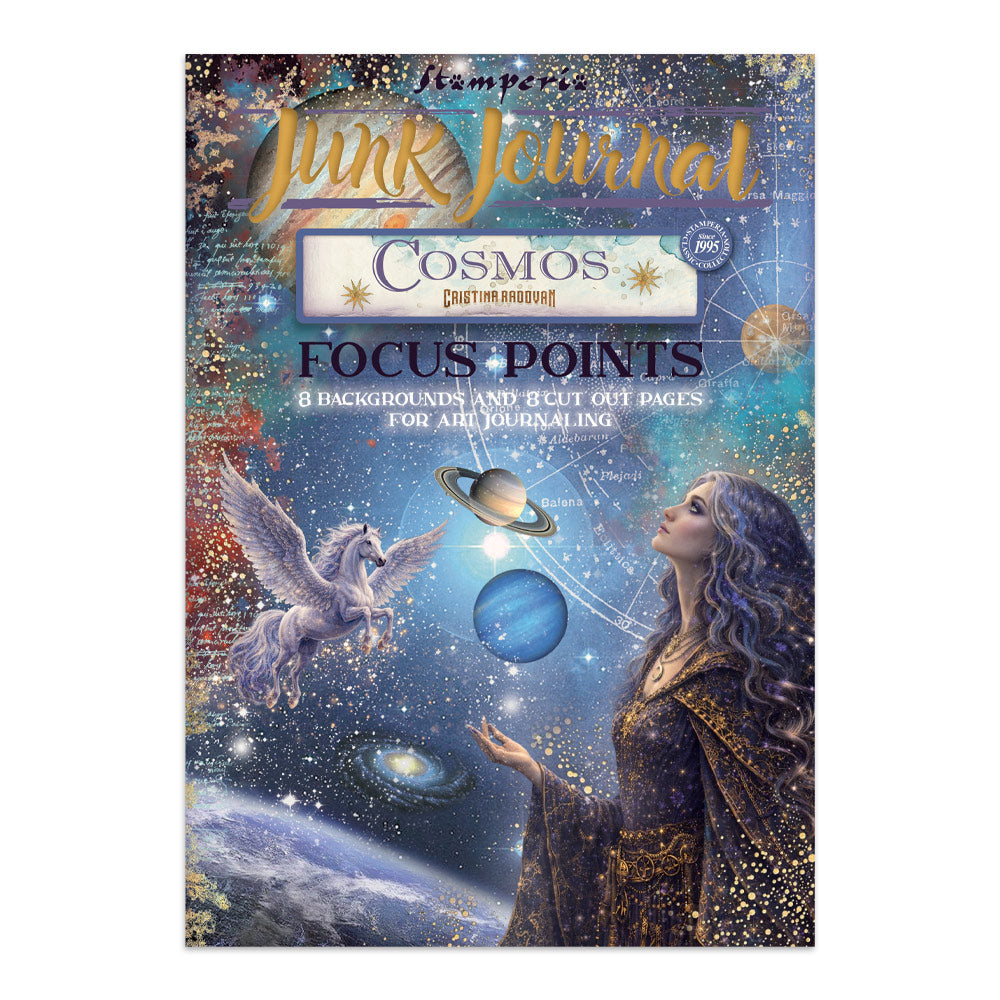 Stamperia Cosmos papirsett Art Journaling Selection Small