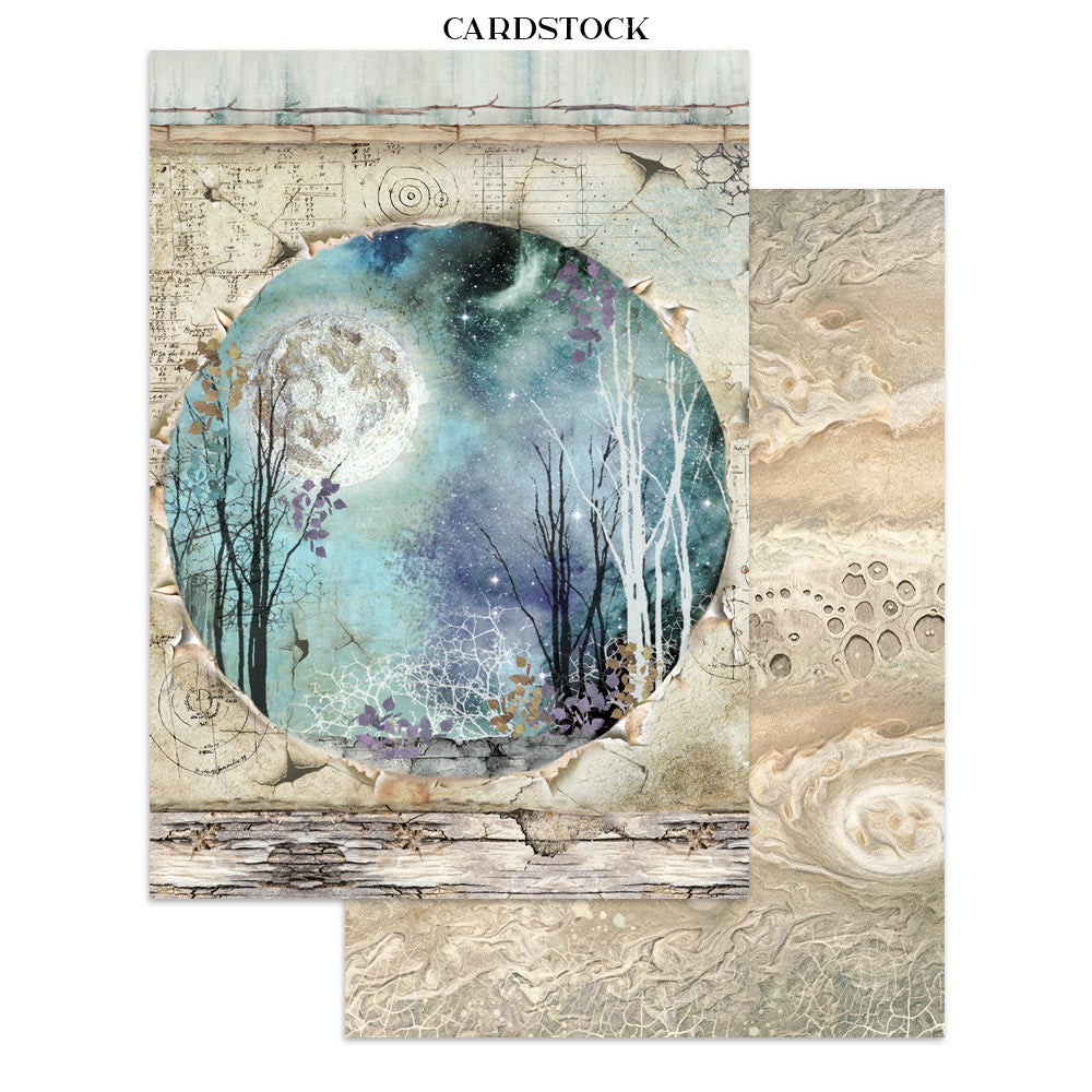 Stamperia Cosmos Junk Journal focus points A5