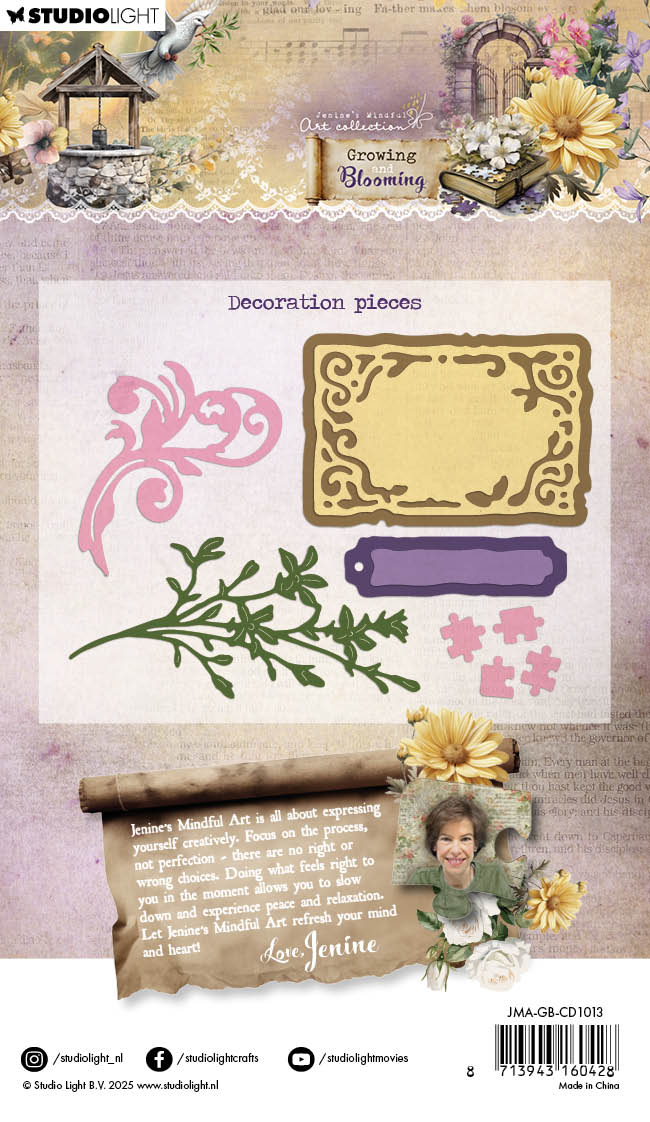 Jenine’s Mindful Art Growing Blooming Decoration Pieces dies blomst