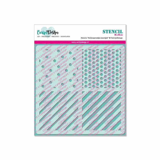 CarlijnDesign Kaarsjes CDSC-0009 stencil lys 16x16