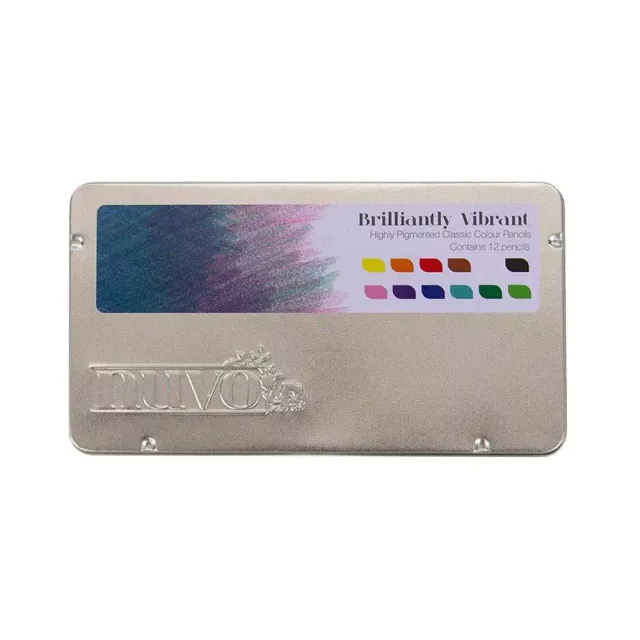 Nuvo Classic Color Pencils fargeblyanter 12 stk vibrant
