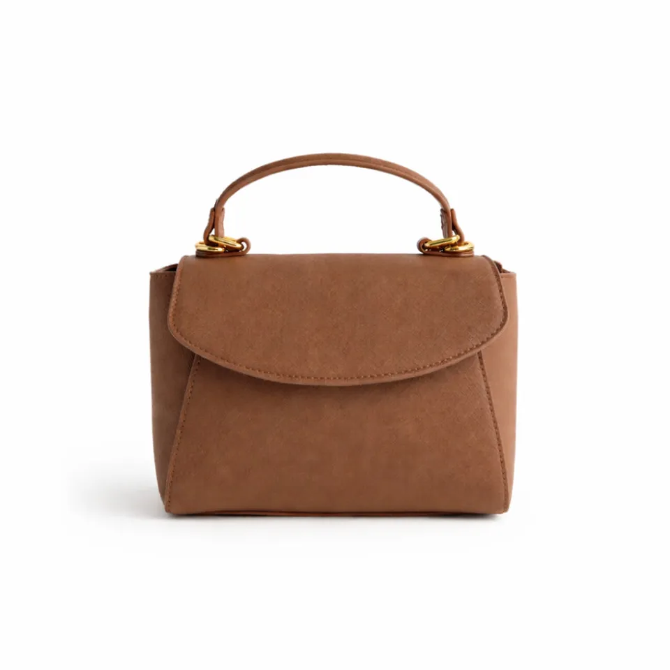 K&Co. Journey Collection Handle Side Bag veske chocolate