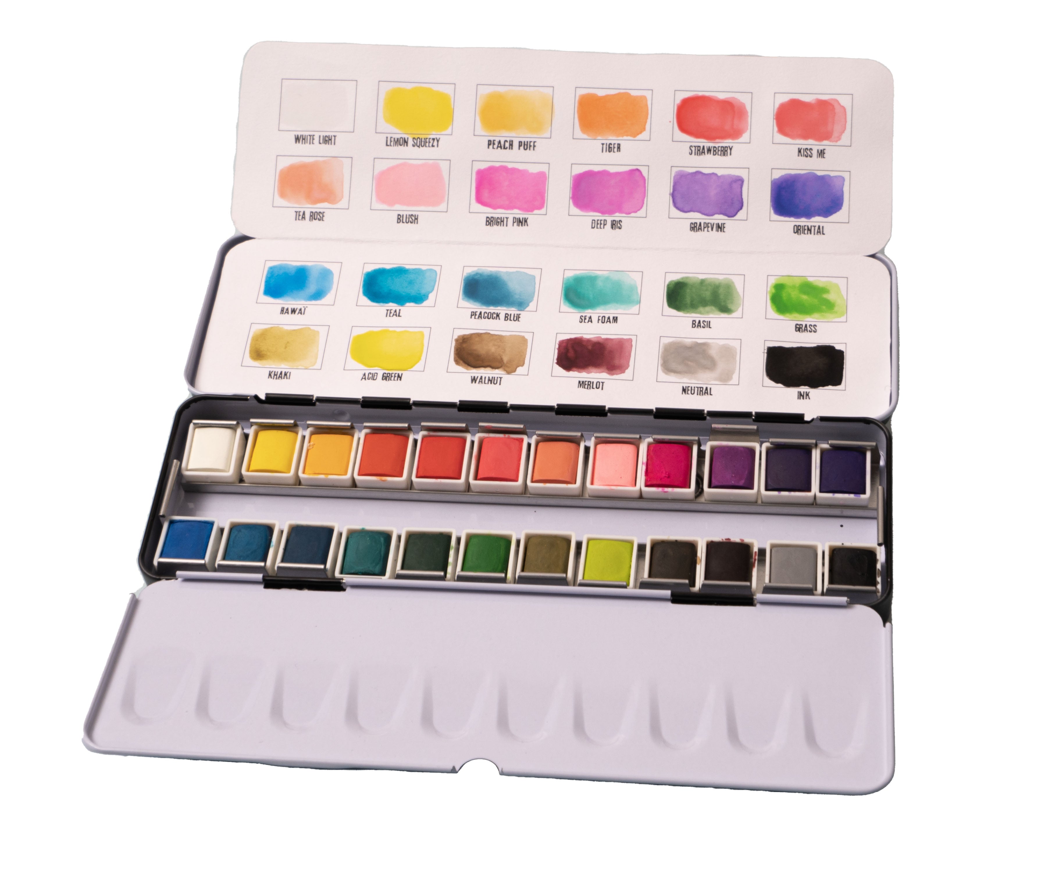 Studio Light Essentials Watercolor akvarellsett 24 farger skrin
