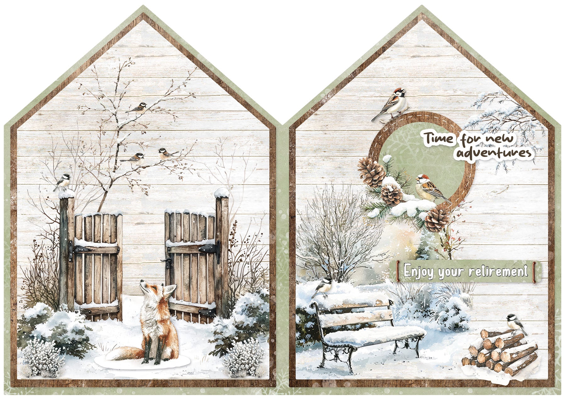 Studio Light Essentials Winter Woodland papirblokk 14 ark