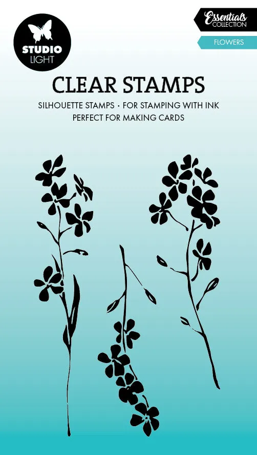 Studio Light Essentials Silhouette Flowers stempel 62 mm