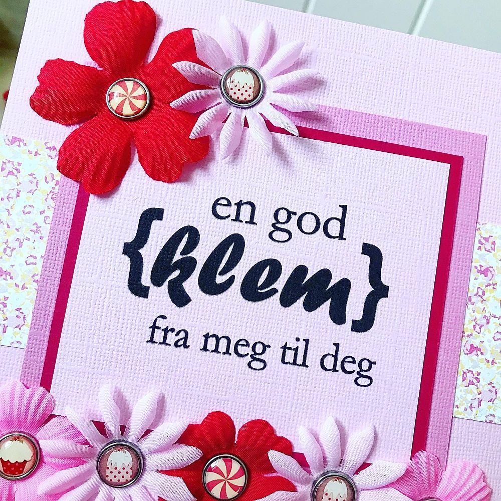 Papirglede En god klem fra meg til deg digitalt stempel vennskap
