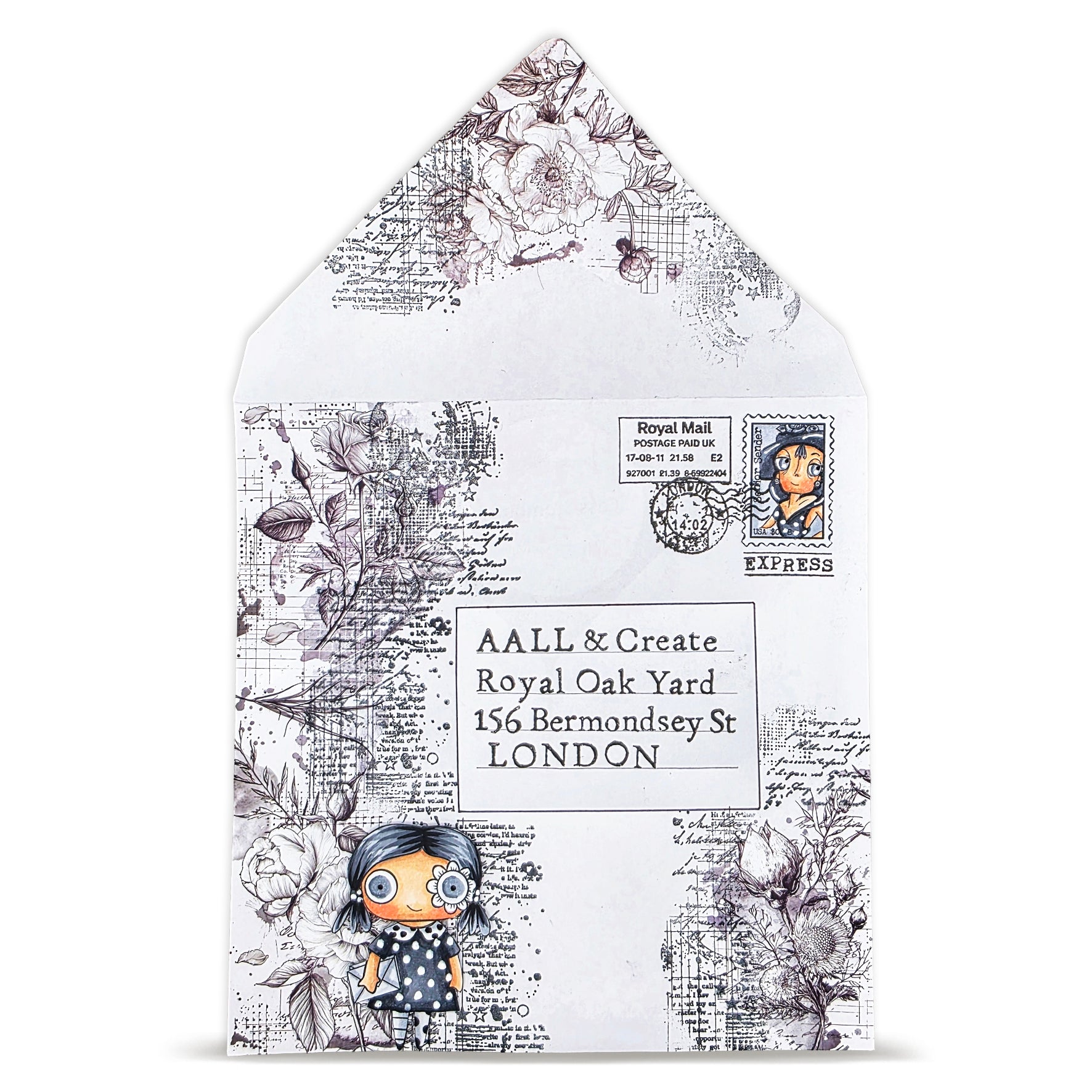 AALL & Create TP-1378 Miss Dee First Class stempelsett A7