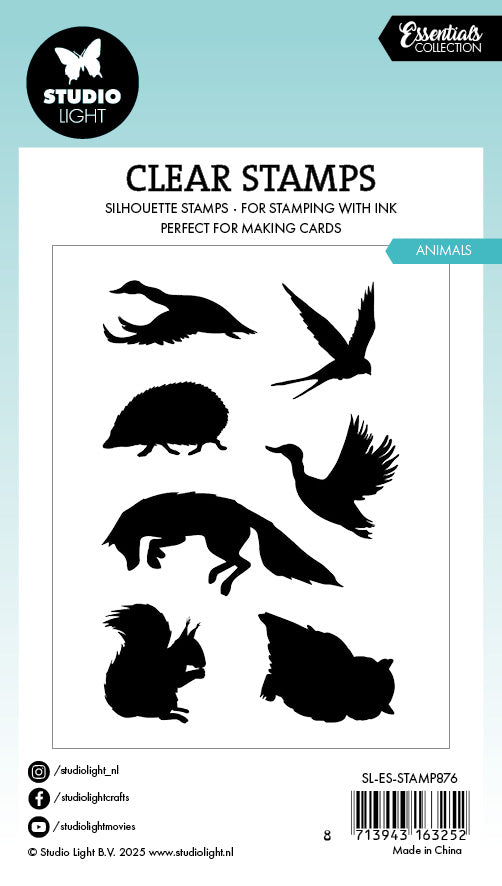 Studio Light Essentials Silhouette stempel dyr silhuett