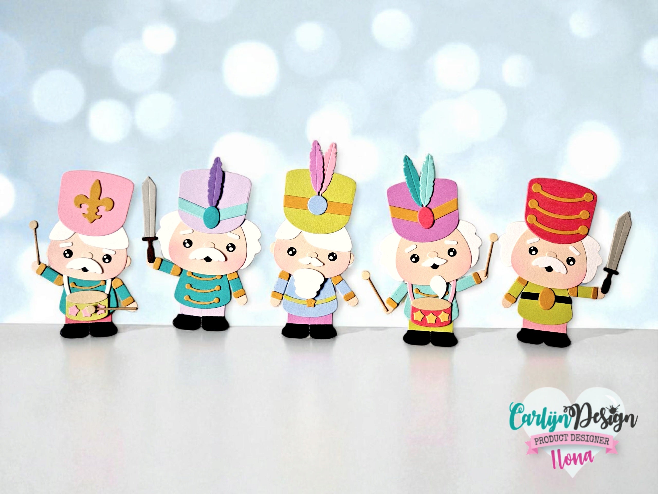 CarlijnDesign Nutty Nutcrackers CDSN-0317 dies nøtteknekker jul
