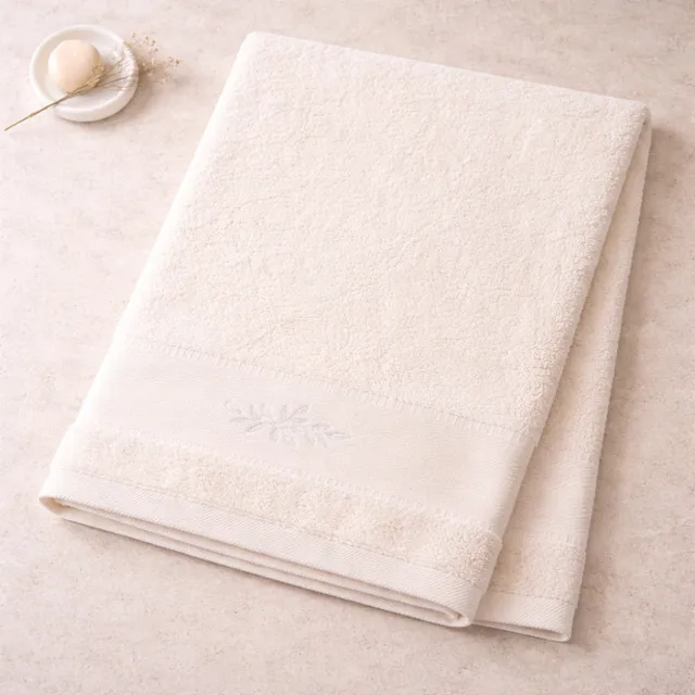 KaiserCraft Serenity badehåndkle lys rosa 80x160