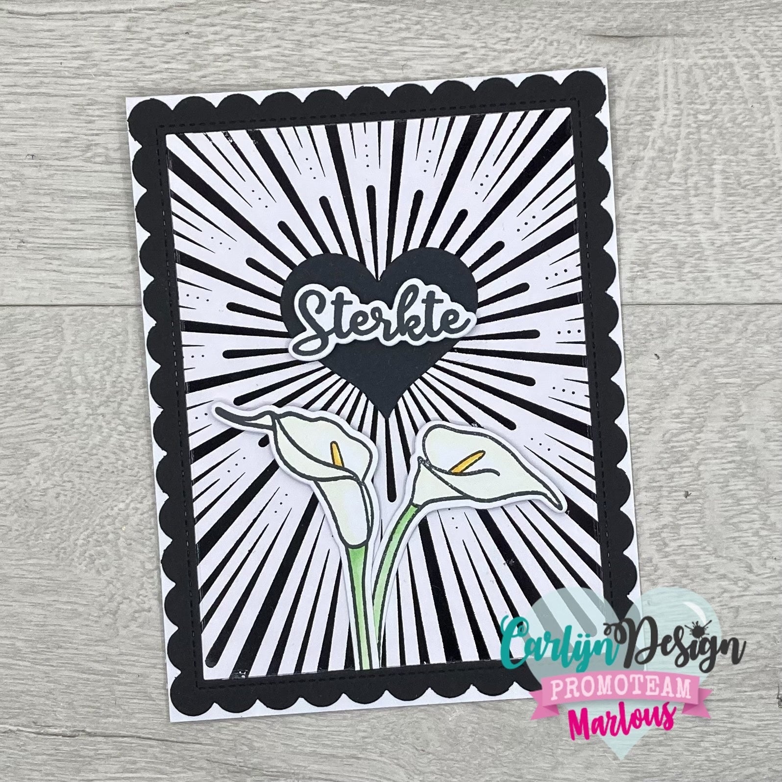 CarlijnDesign CDHF-0019 hot foil Sunburst A6 11x15,3