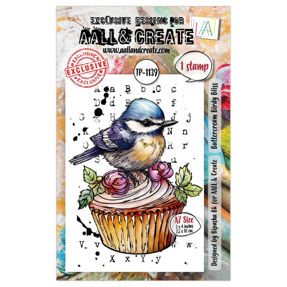 Aall and Create TP-1139 stempelsett A7 Birdy Bliss