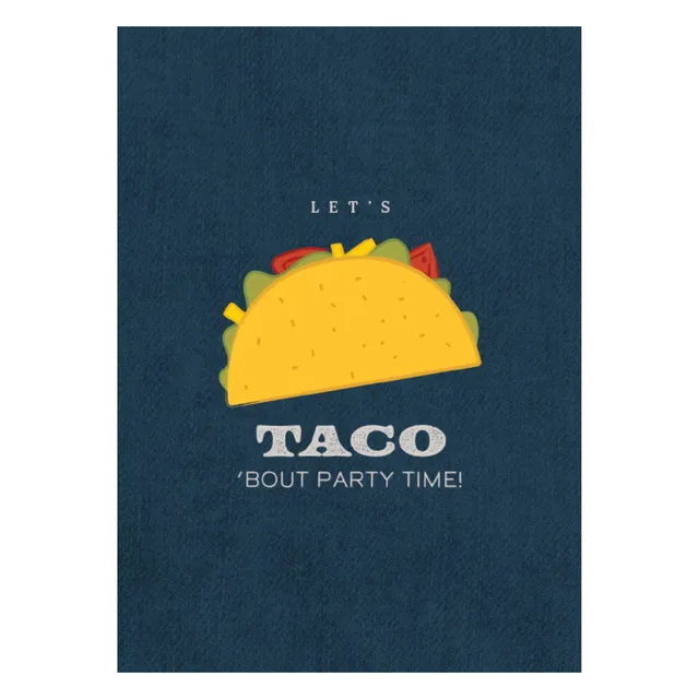 KaiserCraft gratulasjonskort For Him Taco Time 5x7