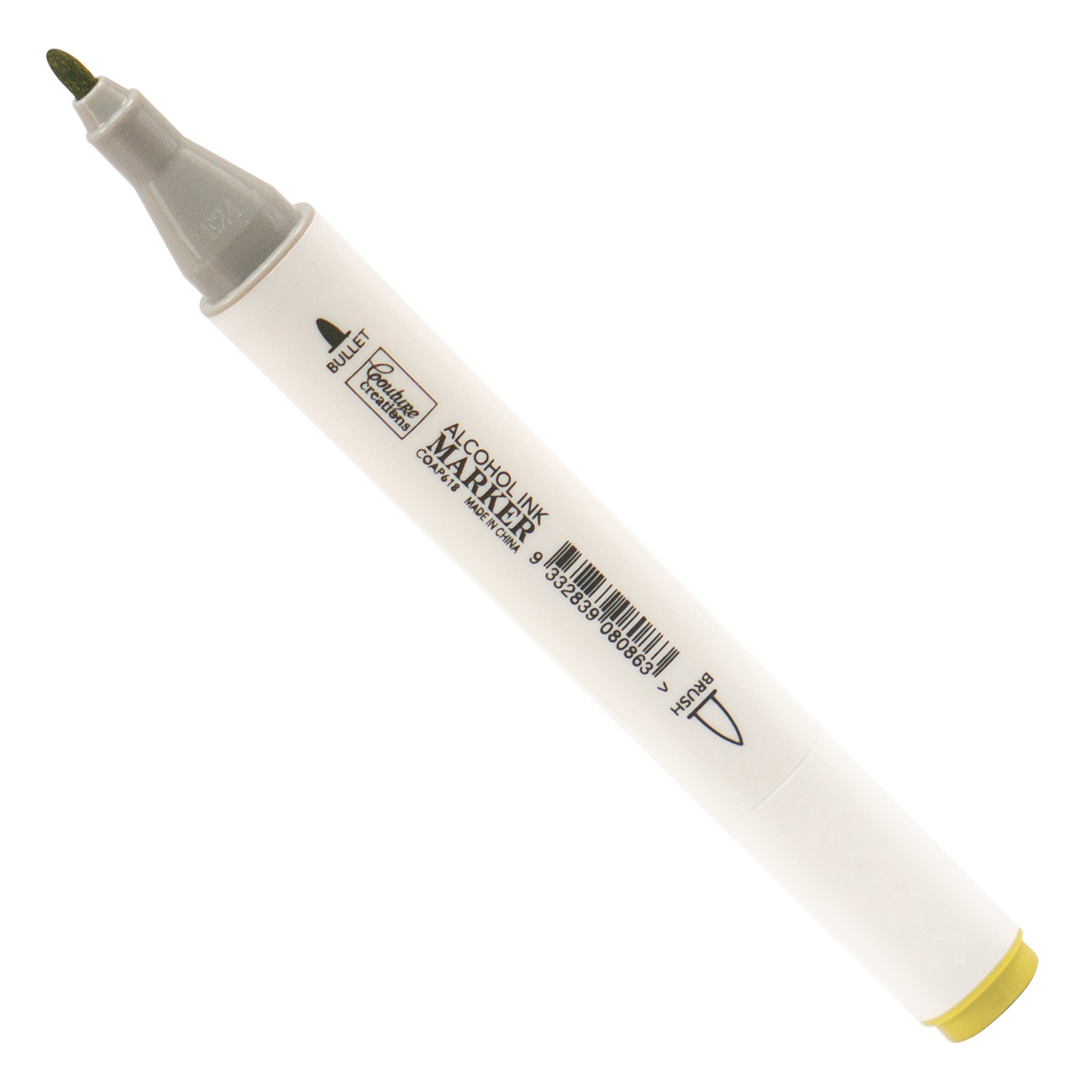 Couture Creations Twin Tip alkoholmarkør Yellow Green dobbel tupp