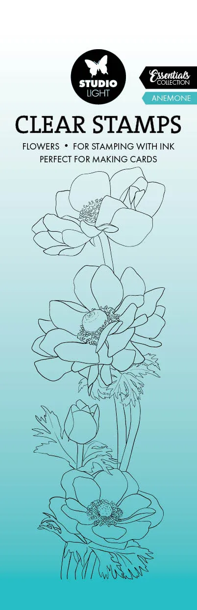 Studio Light Essentials Anemone klarstempel blomst