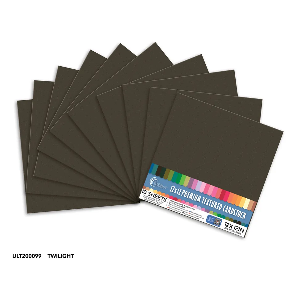Couture Creations Twilight kartong 12x12 10 ark 216 gsm