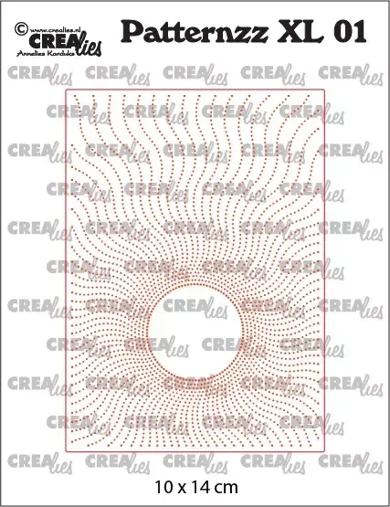 Crealies Patternzz XL Dotted Sun No.01 pregemappe