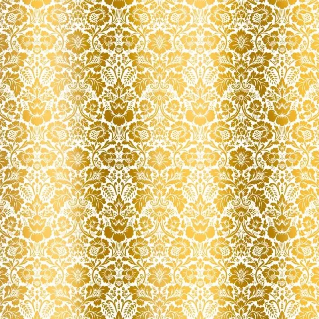 Korthobby Kora Damask Dalia kartong gullfolie