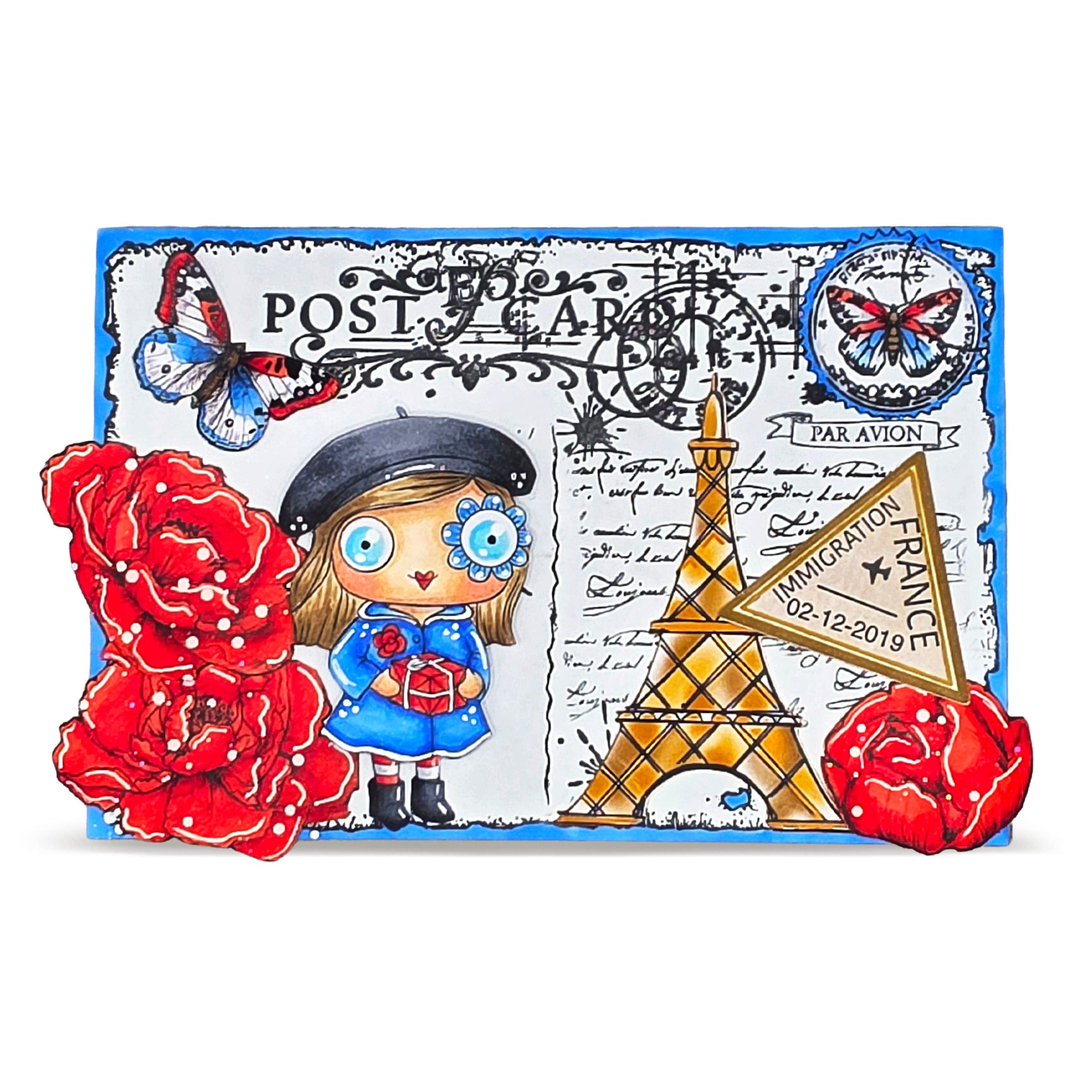 AALL & Create Post & Ink Janet Klein stempelsett bundle 6 pk morsom