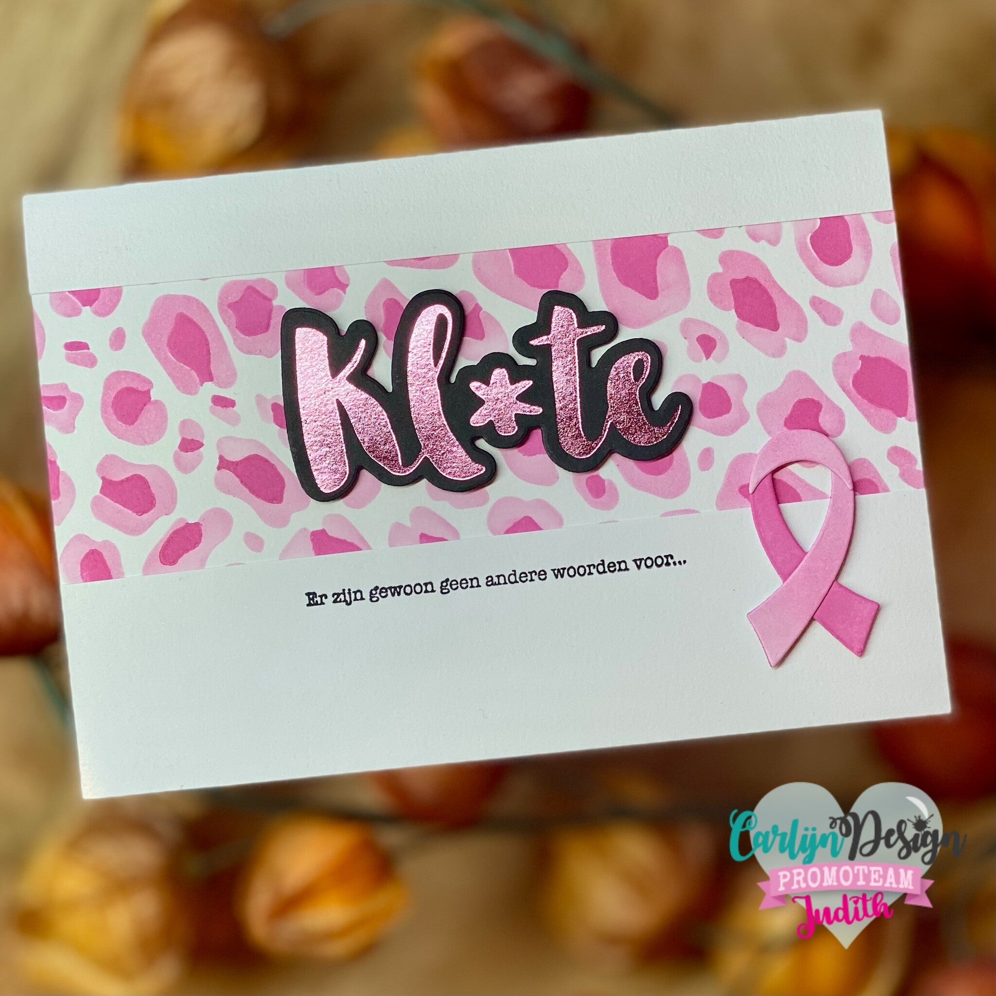 CarlijnDesign Klote CDST-0114 stempel A7 trøst sykdom