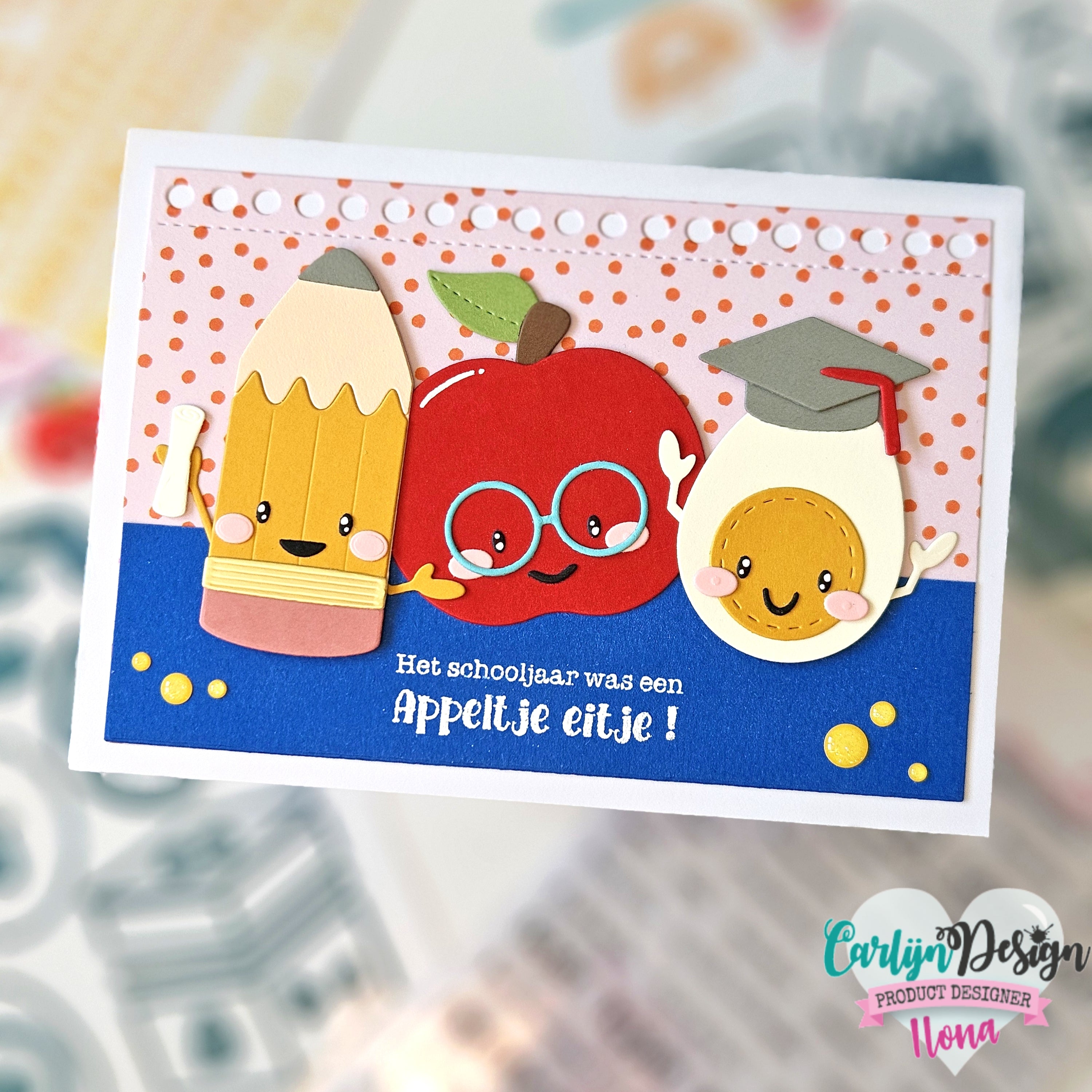 CarlijnDesign Goofy Graduates CDST-0142 stempel A6