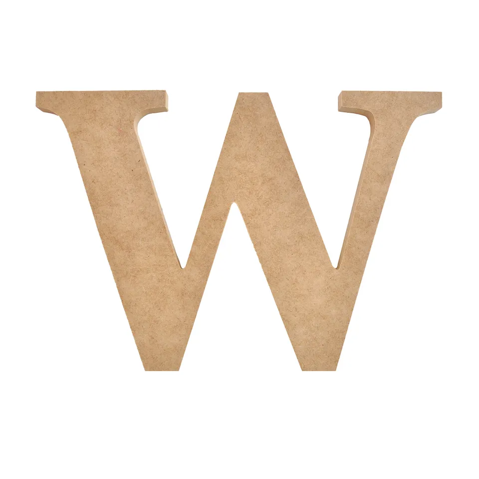 KaiserCraft Beyond The Page Medium Letter W trebokstav 6 cm MDF