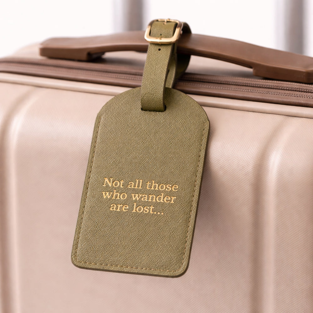 K&Co. Journey bagasjelapp khaki reise