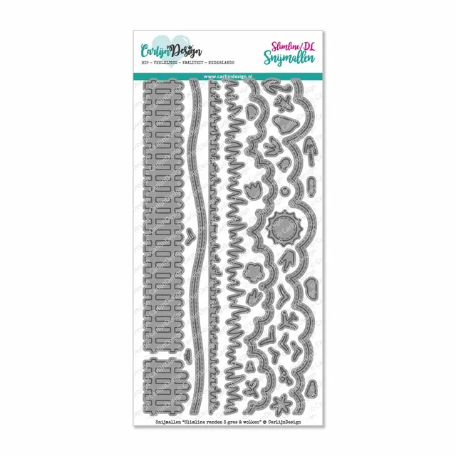 CarlijnDesign Slimline Randen 3 CDSN-0091 diesett 21cm