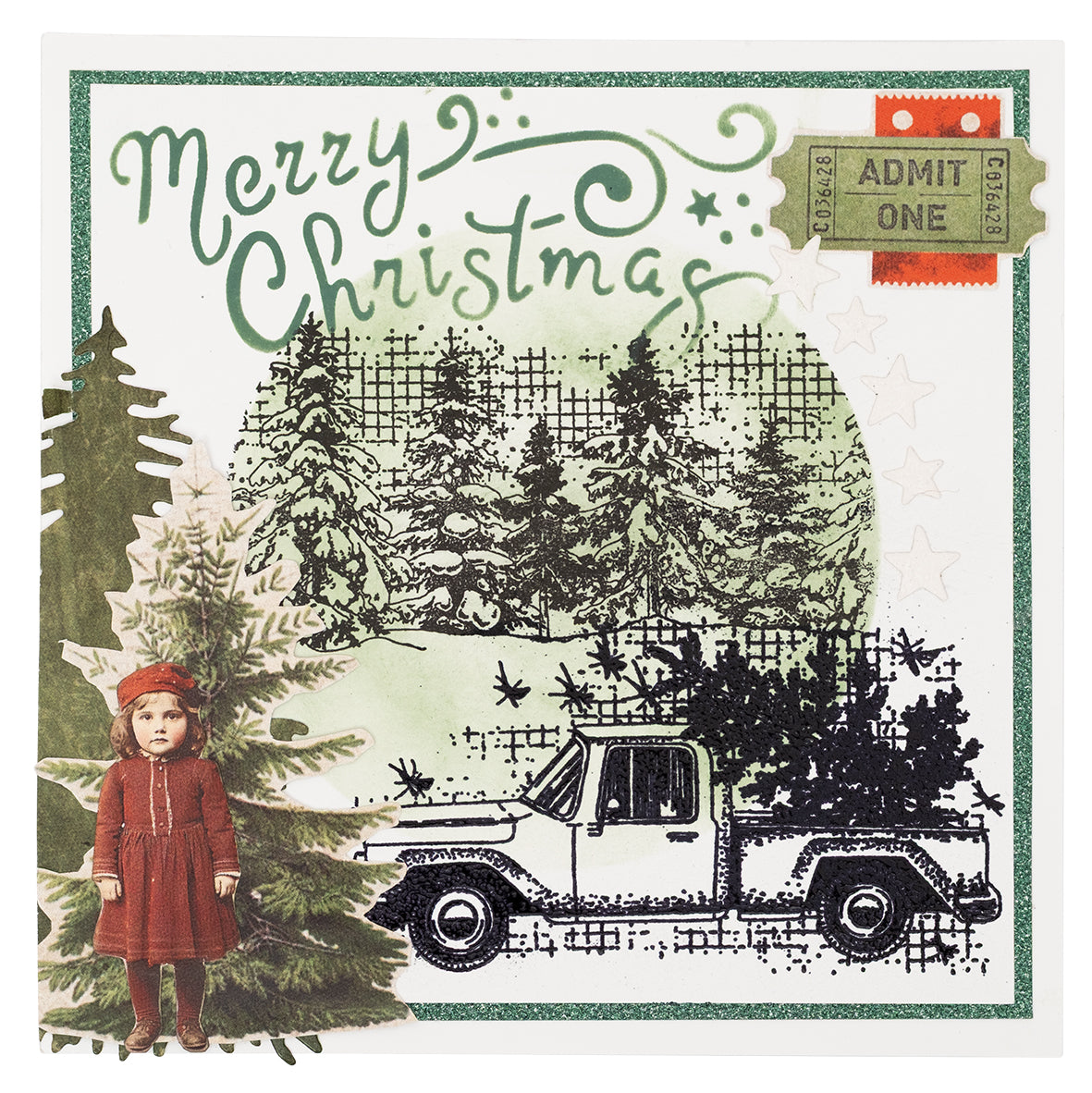 Studio Light Grunge Winter Wonderland clear stamp jul