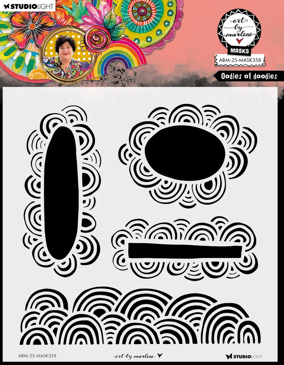 Studio Light Art by Marlene Doodles sjablong 203 mm