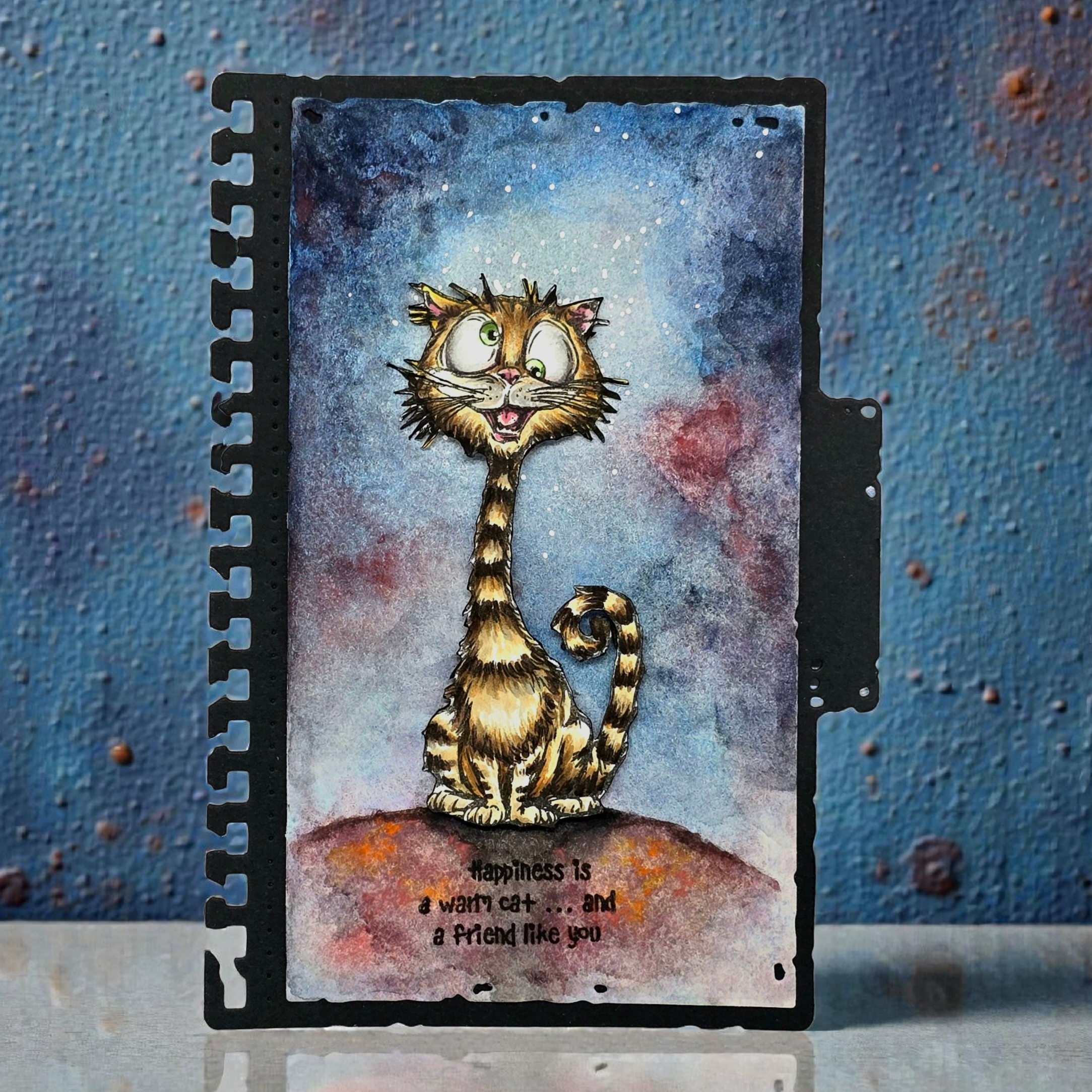 AALL & Create TP-1405 Just Meowmories stempelsett A6 kattemotiv