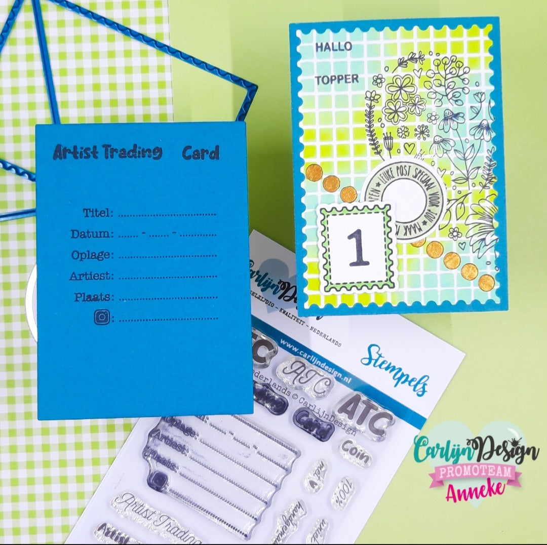 CarlijnDesign ATC CDST-0106 stempelsett norsk A7