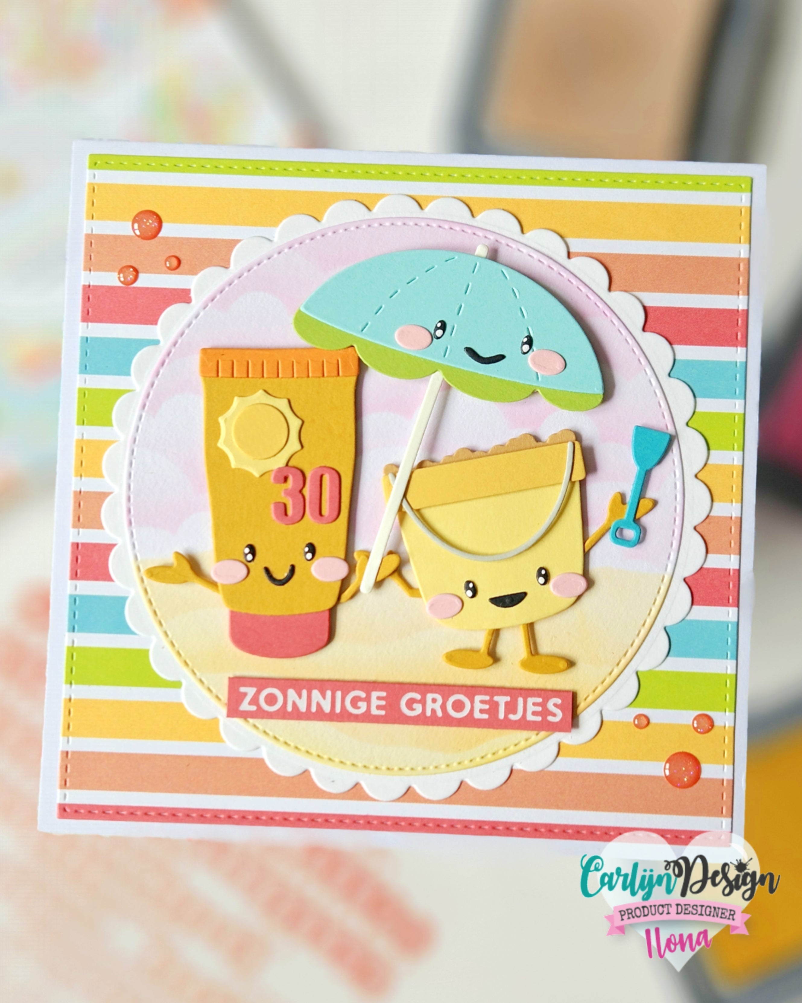 CarlijnDesign Flip Flop Friends CDSN-0313 dies sommer