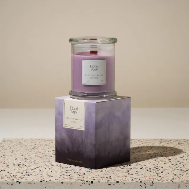 KaiserCraft Retreat Floral Posy duftlys 260g blomst