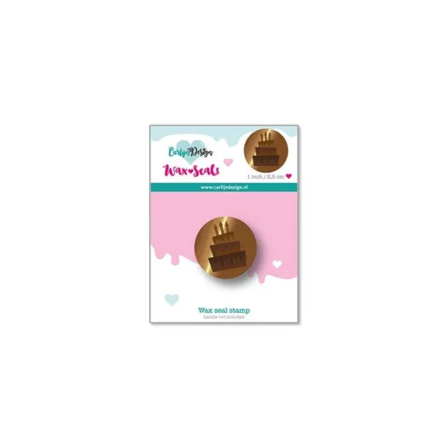 CarlijnDesign Waxzegel 49 CDWX-0078 vokssegl kake 2,5 cm