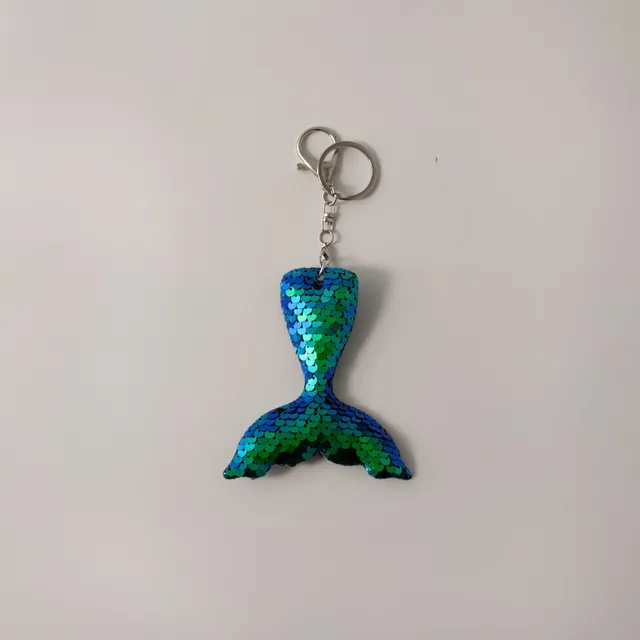 KaiserCraft havfrue nøkkelring paljett mermaid tail