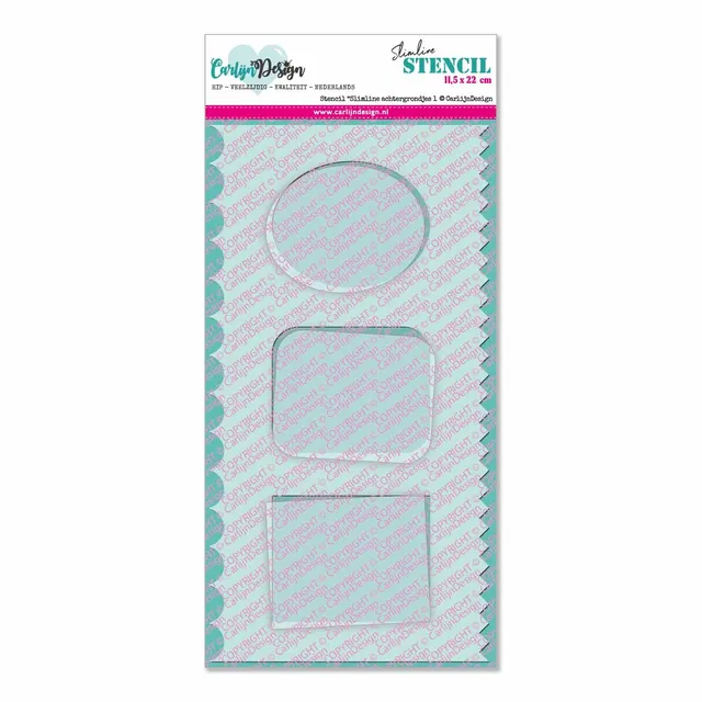 CarlijnDesign Slimline CDSC-0013 sjablong bakgrunn